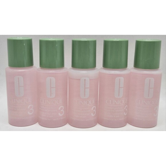 5x Clinique Clarifying Lotion #3 Toner Combination Oily 1 oz / 30 ml Each Travel - Picture 1 of 4